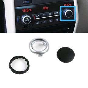 Rear Air Conditioning ac Temperature Adjustment Heat Control Switch AC Rotary Knob for BMW 5 6 7 Series F10 F06 F12 F07 F01 F02 6131 9393 931 (Auto)