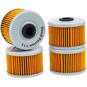 Road Passion 15412HM5A10 15412-HM5-A10 Oil Filter for HONDA TRX420 FE1 FOURTRAX RANCHER 4X4 ES 420 2014-2016(pack of 4)