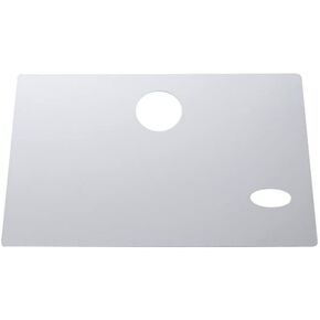 United Pacific 21520B Early Peterbilt Stainless Glove Box Cover w/Oval Cutout