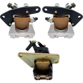 Front & Rear Brake Calipers for Suzuki LTZ400 Quadsport Z 400 2003 2004 2005 2006 2007 2008 2009 2010 2011 2012 2013