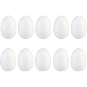 Toddler 1.18 Inch 50Pcs Foam Eggs White Craft Eggs Smooth Craft Egg Polystyrene Egg Easter Foam Egg for Easter Crafts DIY Painting Projects Rabbit