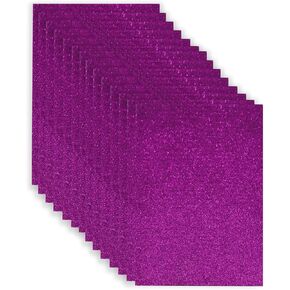 RUIAN Dark Purple Foam Sheets EVA Shiny Paper 11 x 8 Inch 2mm Thick for Crafts DIY Projects, 10 Pcs