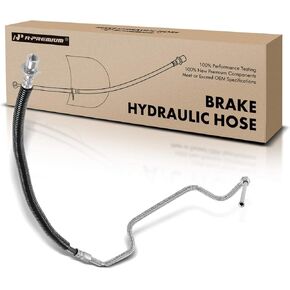 A-Premium Rear Driver Side Brake Hydraulic Hose Compatible with Select Chevy and GMC Models - C6500 Kodiak C7500 Kodiak 1997-2002, T7500 1999-2002, T6500 2001-2002 - Replace# 19256417