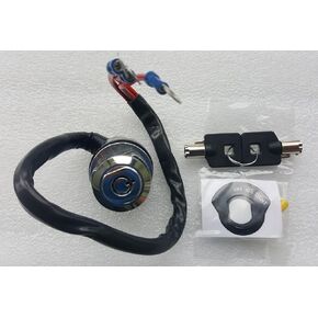 Universal Ignition Switch with Round Key Harley Ignition Switch 3-Position Switch 95-05 Dyna and Custom Use