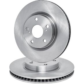 R1 Concepts Front Brake Rotor Kit |Brake Rotors| Brake Disc|fits 2014-2022 Nissan LEAF, Qashqai, Rogue, Rogue Sport, X-Trail; Renault Koleos