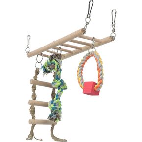TRIXIE Small Animal Suspension Bridge, Cage Accessories, Pet Toys for Rats, Ferrets 35 x 15cm