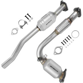 Catalytic Converter Direct-fit Compatible with Chevrolet Equinox, GMC Terrain 2010 2011 2012 2013 2014 2.4L l4 Front Rear Catalytic Convertor 54850 50507 (EPA Compliant)