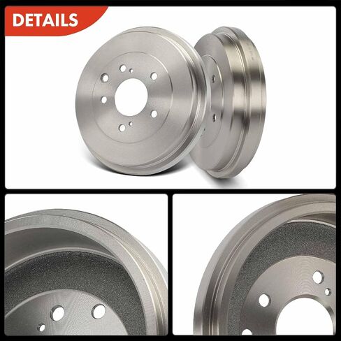 A-Premium 10.67 inch (271mm) Rear Brake Drums + Ceramic Shoes Set Compatible with Select Nissan Models - Sentra 2013-2019 2021-2023, 6-PC Set in Saudi Arabia