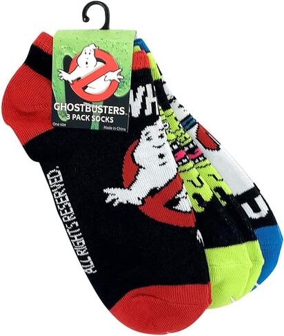 Ripple Junction Ghostbusters Adult Unisex Character and Logo 3-Pack Novelty Ankle Socks in Saudi Arabia