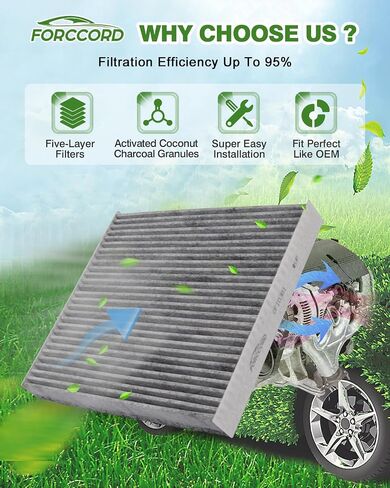 1Pcs HEPA Cabin Air Filter and 1Pcs Engine Air Filter Fit for 2021 2022 2023 2024 2025 Nissan Rogue Replacement 272775NA1A 16546-6RA0A in Saudi Arabia