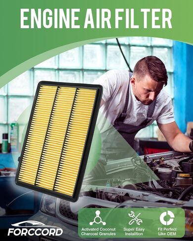 1Pcs HEPA Cabin Air Filter and 1Pcs Engine Air Filter Fit for 2021 2022 2023 2024 2025 Nissan Rogue Replacement 272775NA1A 16546-6RA0A in Saudi Arabia