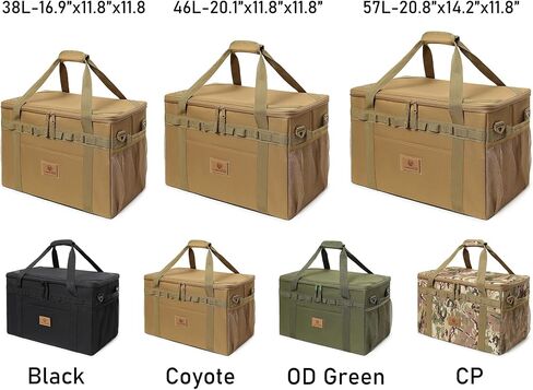 Tactical Camping Storage Bag Utility Tote Bag Camping Kitchen Organizer with Axe Holder & Shoulder Strap in Kuwait