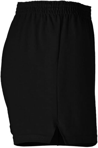 شورتات التشجيع الأصلية للسيدات من Soffe - باللون الأسود - قطعتان، تتضمن حقيبة سفر (الولايات المتحدة، ألفا، متوسط، عادي، عادي، أسود) in Kuwait