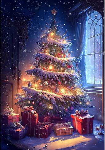 FysaH Christmas Diamond Painting Kits,Christmas Tree Diamond Painting Kits for Adults,DIY Paint by Numbers (Reindeer) in Saudi Arabia