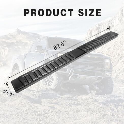 6 inch Running Boards Side Steps Replacement for 2009-2018 Ram 1500 Crew Cab,2019-2024 Ram 1500 Classic,2010-2024 Ram 2500/3500 Super Duty Crew Cab Aluminum Alloy Side Bars(Black) in Saudi Arabia