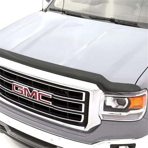 Auto Ventshade [AVS] Hoodflector / Hood Shield | Fits 2014 - 2018 GMC Sierra 1500, 2019 GMC Sierra 1500 Limited, 1 pc. | Dark Smoke - 21023 in Saudi Arabia