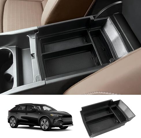 LUWU 2023 2024 سوبارو سولتيرا منظم وحدة التحكم المركزية صندوق تخزين مسند الذراع سولتيرا 2023 منظم مسند الذراع سولتيرا منظم إدراج وحدة التحكم مسند الذراع سولتيرا الملحقات الداخلية (أسود) in Kuwait