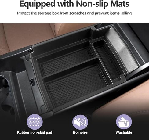 LUWU 2023 2024 سوبارو سولتيرا منظم وحدة التحكم المركزية صندوق تخزين مسند الذراع سولتيرا 2023 منظم مسند الذراع سولتيرا منظم إدراج وحدة التحكم مسند الذراع سولتيرا الملحقات الداخلية (أسود) in Kuwait