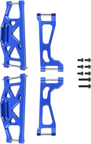 Aluminum Suspention A-Arms for Traxxas WideMaxx Suspension Arms Upgrades, Front, Rear, Upper and Lower (8-Pack) (Blue) in Kuwait