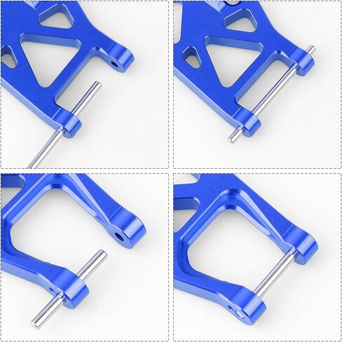 Aluminum Suspention A-Arms for Traxxas WideMaxx Suspension Arms Upgrades, Front, Rear, Upper and Lower (8-Pack) (Blue) in Kuwait