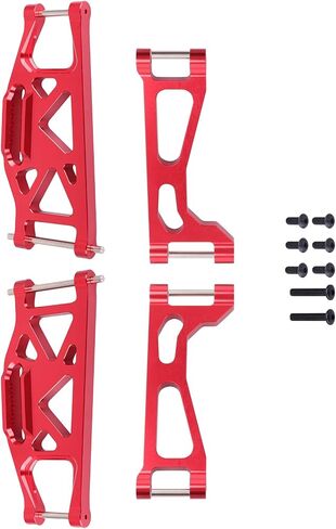 أذرع تعليق من الألومنيوم على شكل حرف A لترقيات أذرع التعليق Traxxas WideMaxx، أمامي وخلفي وعلوي وسفلي (8 عبوات) (أزرق) in Saudi Arabia