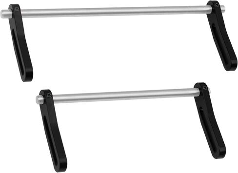 ShareGoo Aluminum Front Rear Bumper Adjustable Crawler Bumpers Compatible with 1/10 Axial SCX10 Traxxas TRX4 Gspeed Power Wagon Body Chassis RC Crawler (Black) in Saudi Arabia