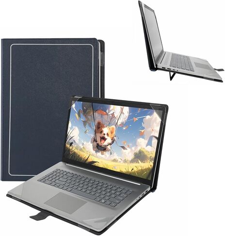 Laptop Case Cover for HP Envy 16-H0xxx/16-H1000&HP Envy x360 2-in-1 Laptop 16-ad/16-ac/16t-ac/16z-ad,for Dell Inspiron 7650/7640/7620/5620/5630 2-in-1 16 Inch,Multi-Angle Stand with Heat-Vent,Black in Saudi Arabia