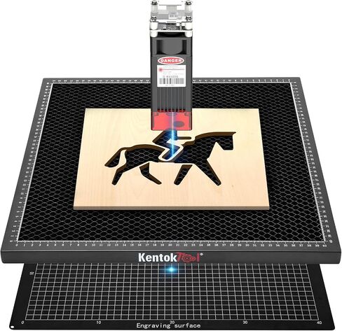 Honeycomb Working Table 440 x 440mm Working Area, Honeycomb Bed for Engraver and Cutter, Suitable for All Engraving Machine in Saudi Arabia
