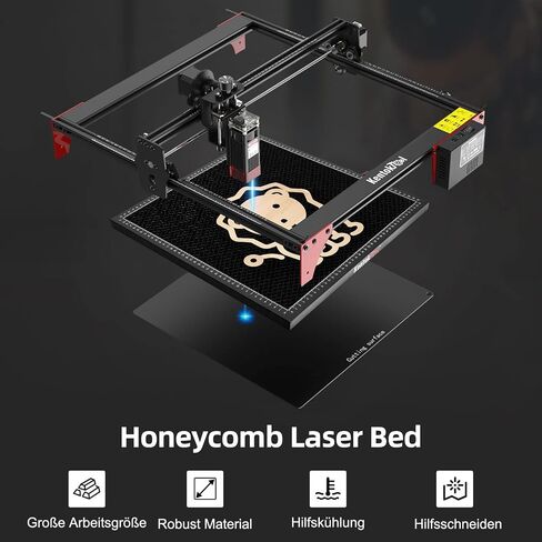 Honeycomb Working Table 440 x 440mm Working Area, Honeycomb Bed for Engraver and Cutter, Suitable for All Engraving Machine in Saudi Arabia