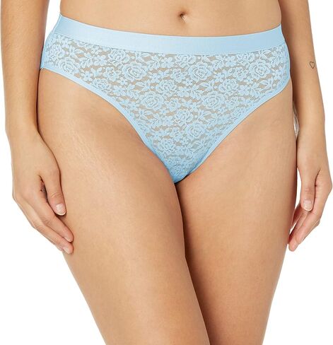 Maidenform Women's Pure Comfort Stretch Lace Hi-Leg Bikini Dm205c in Kuwait