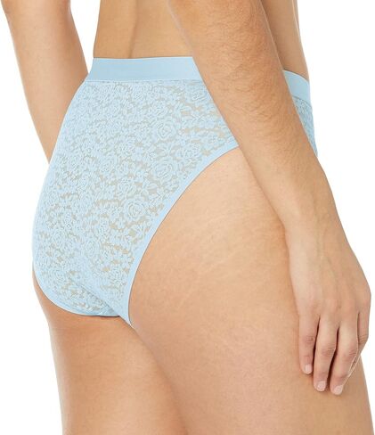 Maidenform Women's Pure Comfort Stretch Lace Hi-Leg Bikini Dm205c in Kuwait