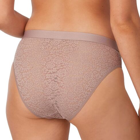 Maidenform Women's Pure Comfort Stretch Lace Hi-Leg Bikini Dm205c in Kuwait
