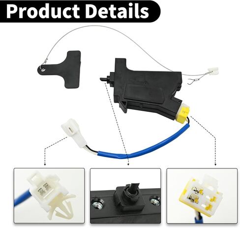 81590-3S000 Fuel Door Lock Actuator Fuel Filler Door Opener Actuator Fuel Gas Release Handle Opener Replacement for Hyundai Sonata 10-14 for Hyundai Sonata Hybird 11-15 in Saudi Arabia