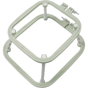 Embroidery Table Stand Embroidery Stand Hoop Sewing Tools Punch Needle Frame Desktop Embroidery Frame for DIY Needlework, Khaki