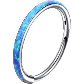 316L Stainless Steel Nose Ring Hoop for Women, Septum Ring 20G 8mm Cartilage Earrings, Helix, Rook, Daith, Tragus Piercing Jewelry