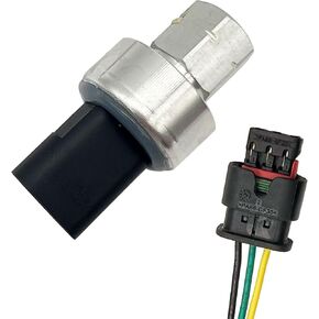A/C Pressure Switch Sensor W/Plug for Dodge Ram 1500 2500 3500 Avenger Charger Dart Durango Grand Caravan Journey Compass Grand Cherokee,for Chrysler 200 300 Pacifica Replace 68083824AA