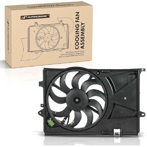 A-Premium Engine Radiator Cooling Fan Assembly Compatible with Select Chevrolet Models - Sonic 2012-2020 - Automatic Transmission, Replace# 95080114, 95018604