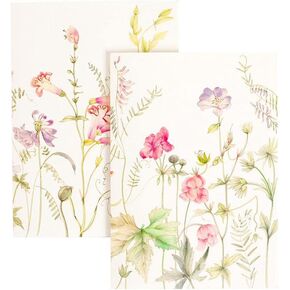 Caspari French Floral Boxed Note Cards - 8 Note Cards & Envelopes