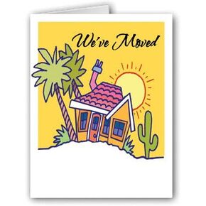 Stonehouse Collection | We've Moved Note Card | 10 Boxed Cards & Envelopes (Standard)