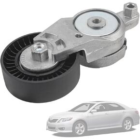 1662036030 Belt Tensioner Assembly Smooth Pulley Fit for Camry 2010-2011 2.5L Replace Part# 166200V010 39096 49438