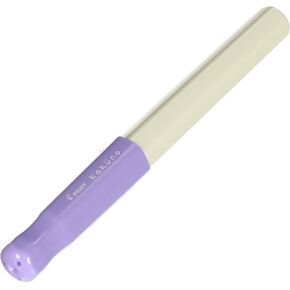 Pilot Kakuno Medium-Nib Fountain Pen, White Body Soft Violet Cap Body (FKA-1SR-SVM)