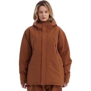 NOMADIKA Women Ski Jacket Waterproof Insulated Winter Snow Coat for Skiing Snowboarding Rain Coats Oversize Unisex