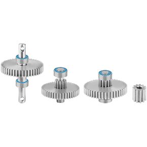 HobbyPark Metal Stainless Steel 40.3:1 Ratio Transmission Gear Pinion Set Low Gears Motor Pinion for TRX4M TRX4MT Upgrades 1/18 RC Crawler Car in Saudi Arabia