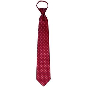 Basilio XL-ZIP-12806 - Mens XL Zipper pre made Dot Extra Long Zipper Designer Necktie