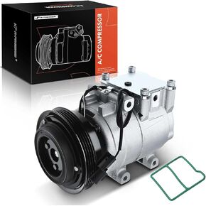 A-Premium Air Conditioner AC Compressor with Clutch Compatible with Kia Rio 1.5L 2001-2002