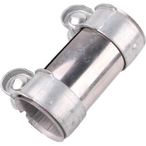 Replace for Muffler Exhaust Clamp 50mm 2 IN Dual Clip 191253141F 191253139F 191253143 Compatible With VW Golf Jetta Passat Audi A4 A6 A8(2"/50mm + Overall Length 4.88"/123mm)