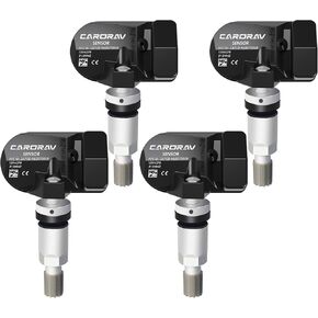 TPMS Sensor GM,Tire Pressure Monitor System Sensor fit for Chevy Silverado Tahoe Suburban Colorado GMC Cadillac, 315Mhz Tire Sensor Replaces#15114379 15122618,4-Pack