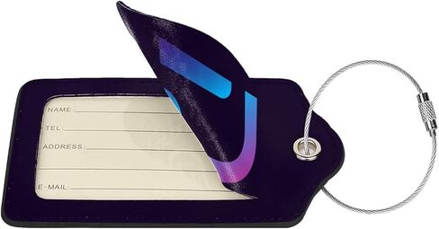 2 Pack Initial Luggage Tags for Suitcases, Colorful Letter Design Cruise Name Tags, Novelty Travel Bag Tags, Leather ID Label for Women Men Kids Girls Boys, Gradient Letter Letter Z in Kuwait