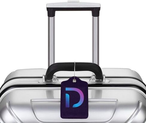 2 Pack Initial Luggage Tags for Suitcases, Colorful Letter Design Cruise Name Tags, Novelty Travel Bag Tags, Leather ID Label for Women Men Kids Girls Boys, Gradient Letter Letter Z in Kuwait