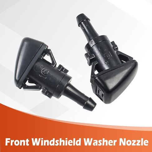 فوهة غسالة الزجاج الأمامي، 4805742AC بديلة لـ 2010-2024 دودج رام 1500 2500 3500 4500 5500، مجموعة أزواج باللون الأسود in Kuwait